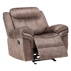 ACME 55022 Zubaida Recliner, 2-Tone Chocolate Velvet  5