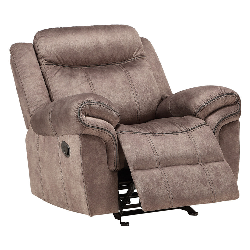 ACME 55022 Zubaida Recliner, 2-Tone Chocolate Velvet  5