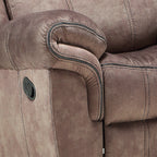 ACME 55022 Zubaida Recliner, 2-Tone Chocolate Velvet  6