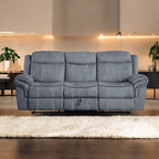 ACME 55025 Zubaida Sofa, 2-Tone Gray Velvet  8