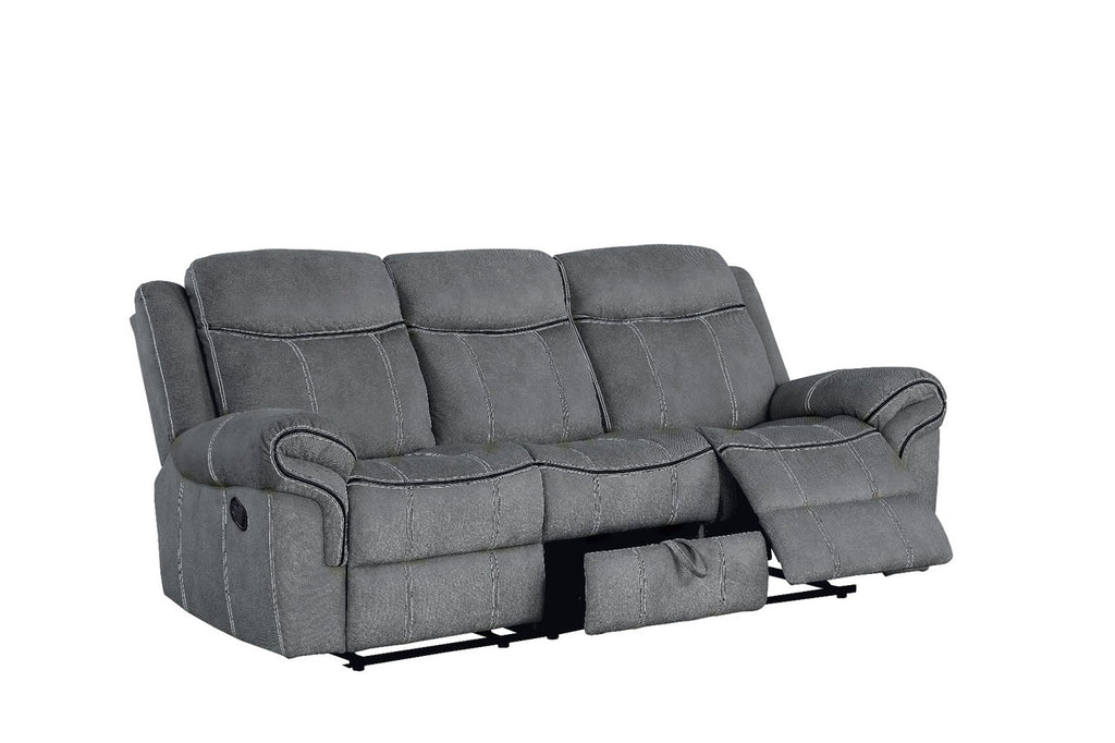 ACME 55025 Zubaida Sofa, 2-Tone Gray Velvet  2