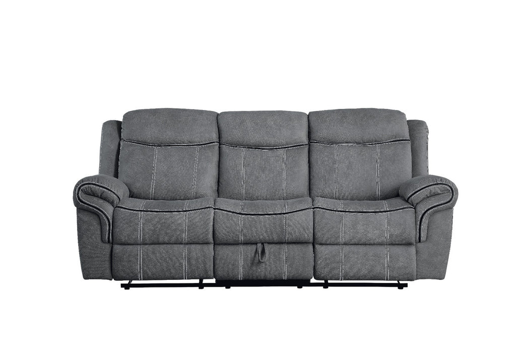 ACME 55025 Zubaida Sofa, 2-Tone Gray Velvet  4