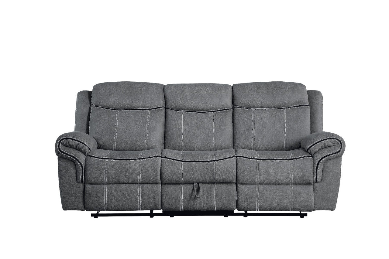 ACME 55025 Zubaida Sofa, 2-Tone Gray Velvet  4