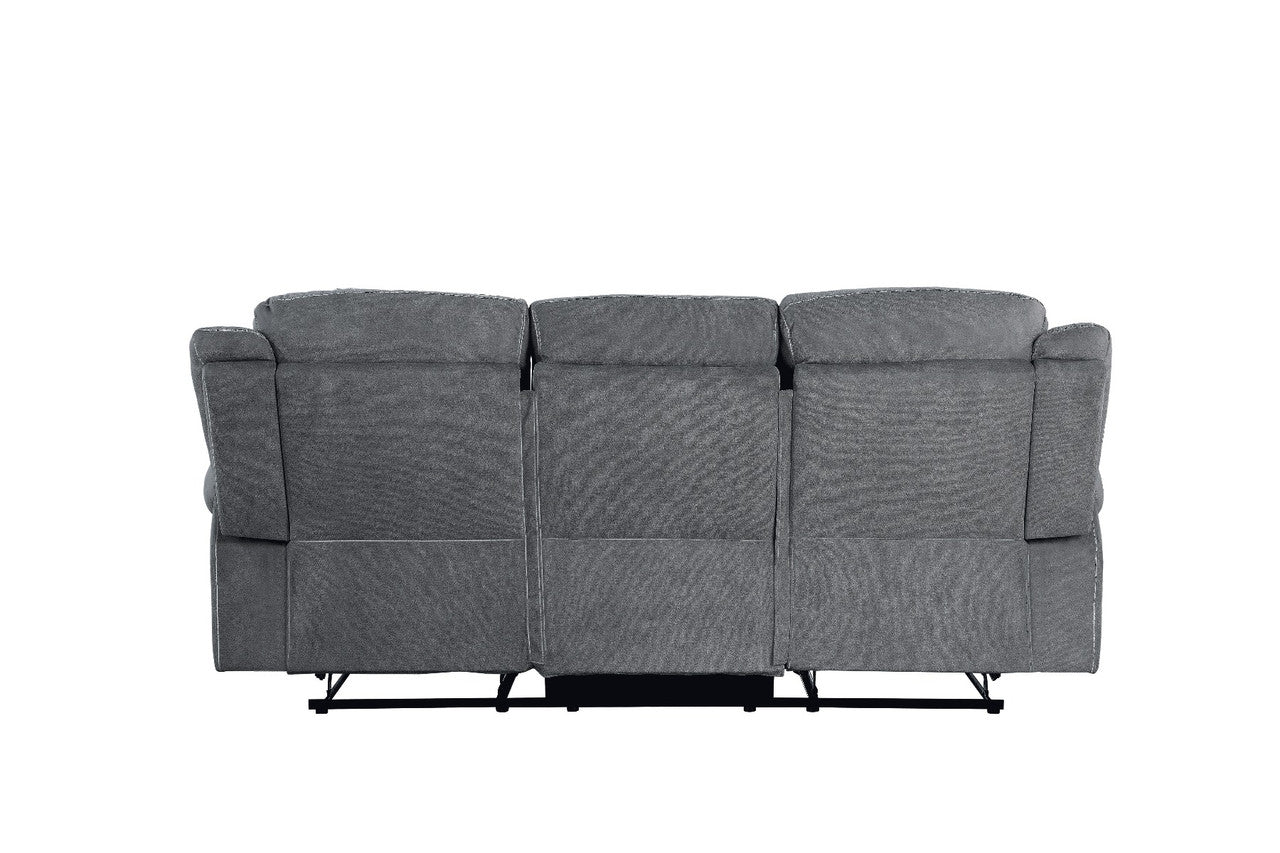 ACME 55025 Zubaida Sofa, 2-Tone Gray Velvet  5