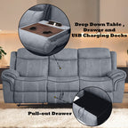 ACME 55025 Zubaida Sofa, 2-Tone Gray Velvet  7