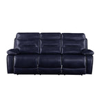 ACME 55370 Aashi Motion Sofa, Navy Leather-Gel Match