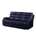 ACME 55370 Aashi Motion Sofa, Navy Leather-Gel Match