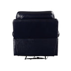 ACME 55372 Aashi Recliner, Navy Leather-Gel Match