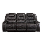 ACME 55410 Braylon Motion Sofa, Magnetite PU