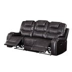ACME 55410 Braylon Motion Sofa, Magnetite PU