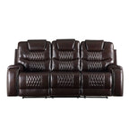 ACME 55415 Braylon Motion Sofa, Brown PU