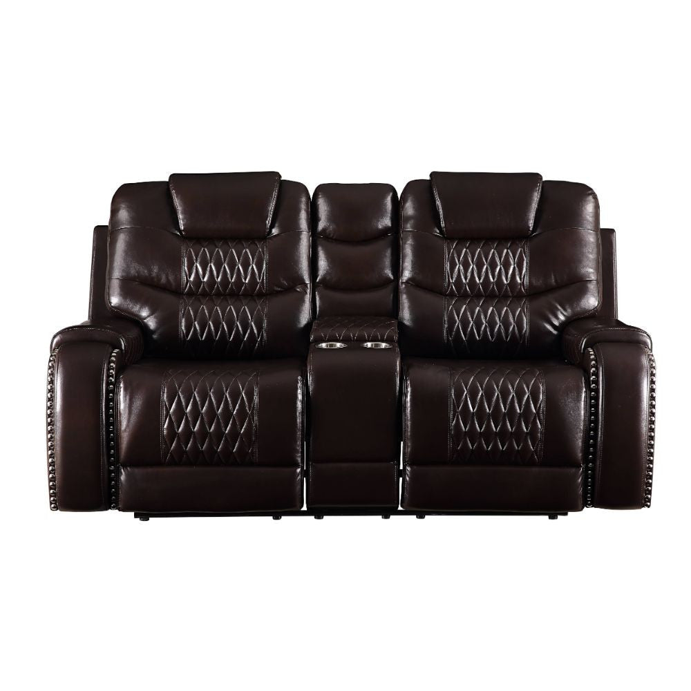 ACME 55416 Braylon Love with Console (Motion), Brown PU