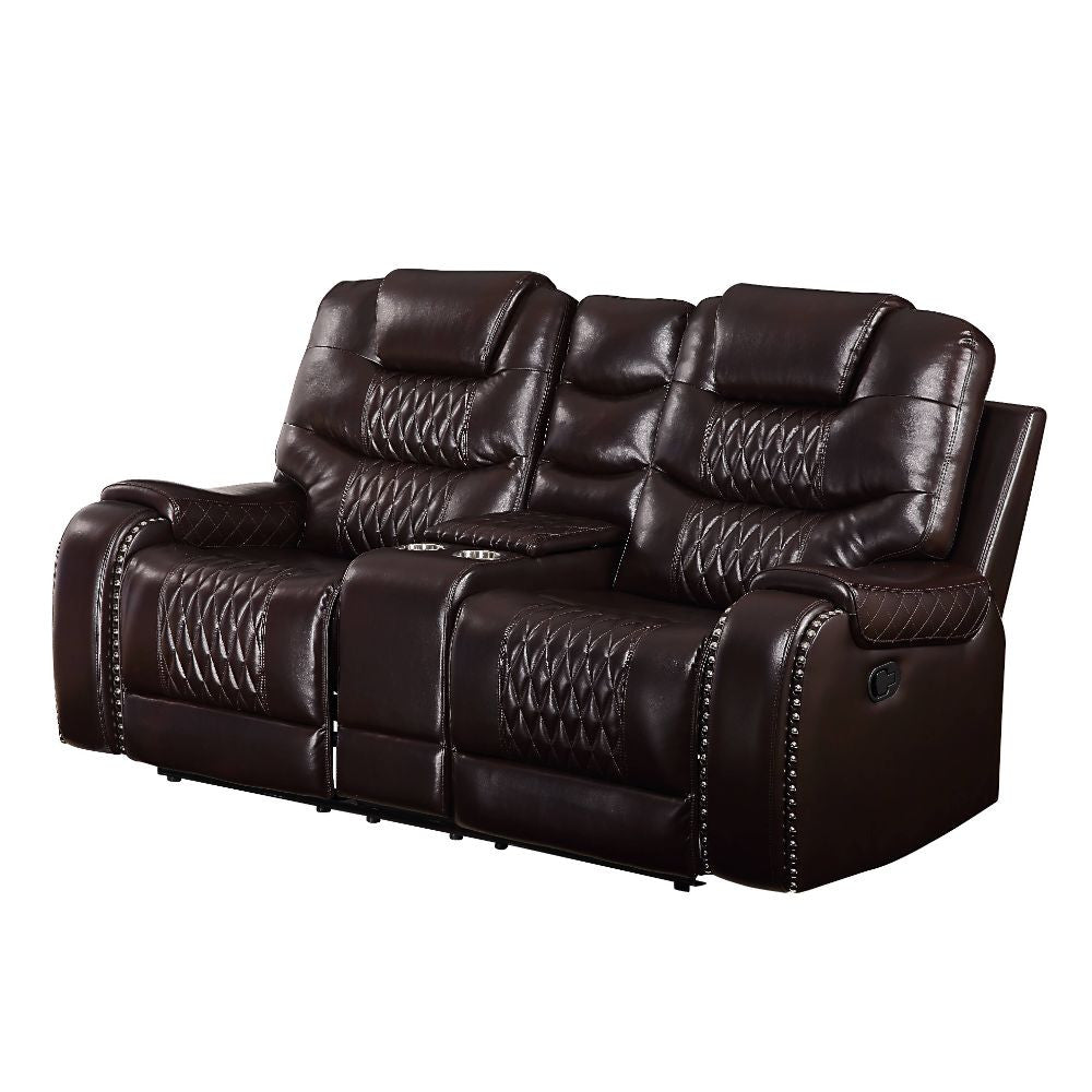 ACME 55416 Braylon Love with Console (Motion), Brown PU