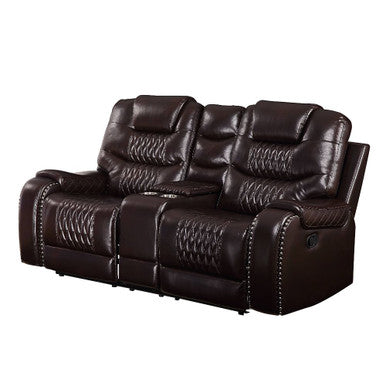 ACME 55416 Braylon Love with Console (Motion), Brown PU
