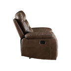 ACME 55420 Aashi Motion Sofa, Brown Leather-Gel Match