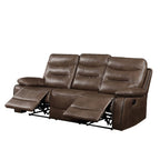 ACME 55420 Aashi Motion Sofa, Brown Leather-Gel Match