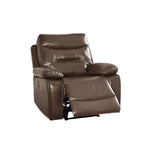 ACME 55423 Aashi Recliner (Power Motion), Brown Leather-Gel Match