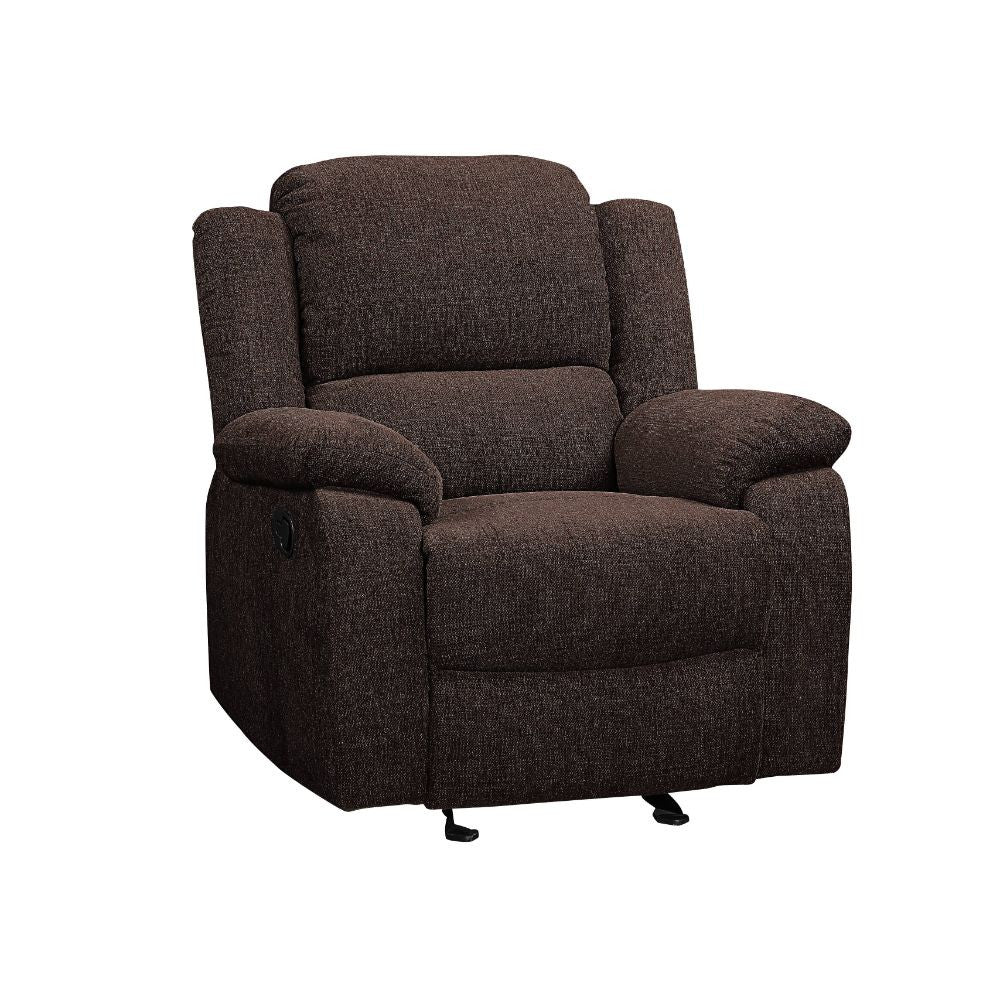 ACME 55447 Madden Glider Recliner, Brown Chenille