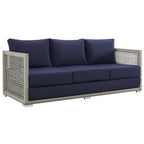 Modway EEI-2923 Aura Outdoor Patio Wicker Rattan Sofa