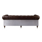 ACME 56590 Aberdeen Sofa, Vintage Brown Top Grain Leather