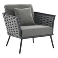 Modway EEI-3054 Stance Outdoor Patio Aluminum Armchair