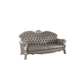 ACME 58175 Dresden Sofa with 5 Pillows, Vintage Bone White & PU