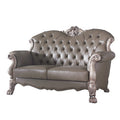 ACME 58176 Dresden Loveseat with 3 Pillows, Vintage Bone White & PU