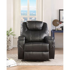 ACME 59277 Waterlily Rocker Recliner with Swivel (Motion), Black PU  3