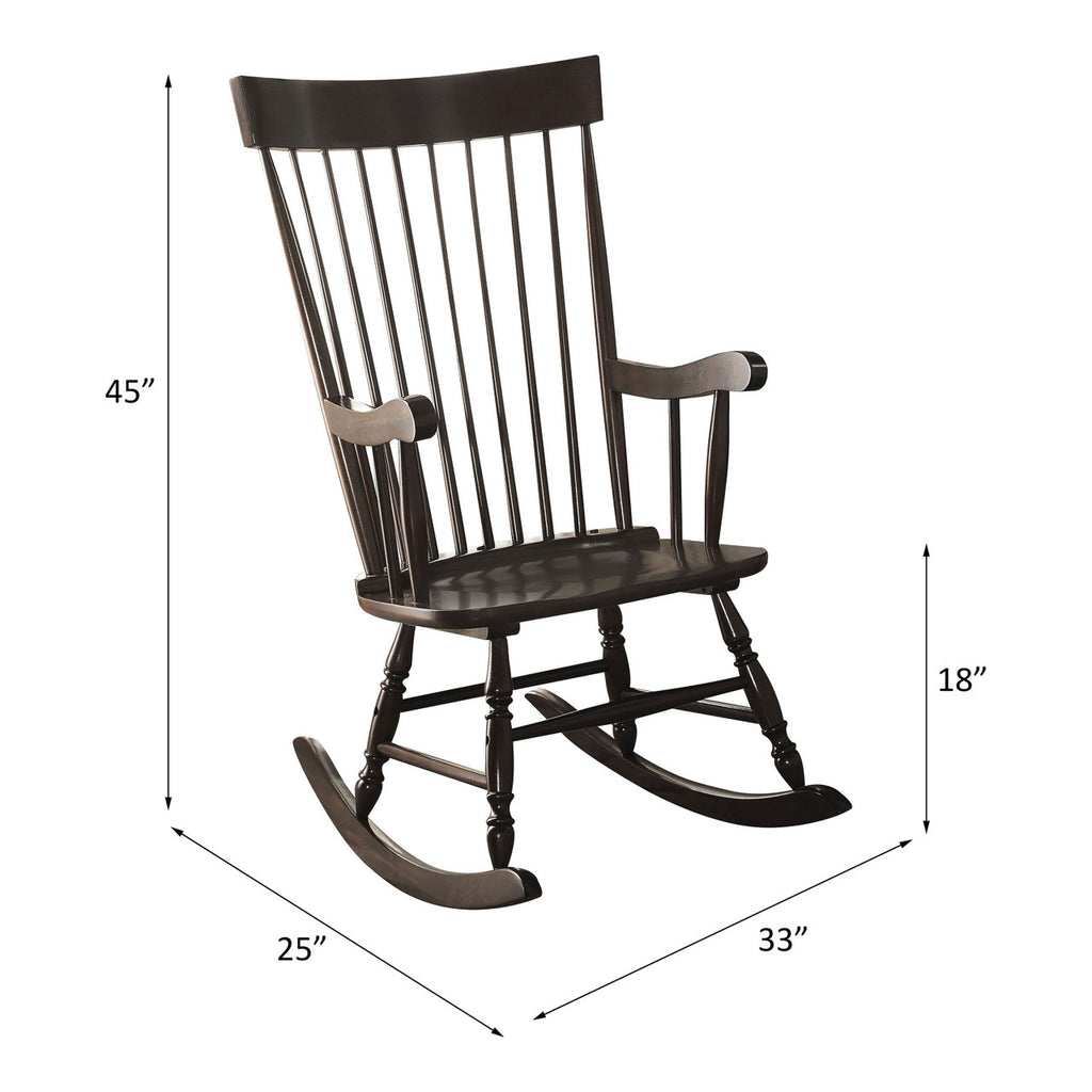 ACME 59297 Arlo Rocking Chair, Black