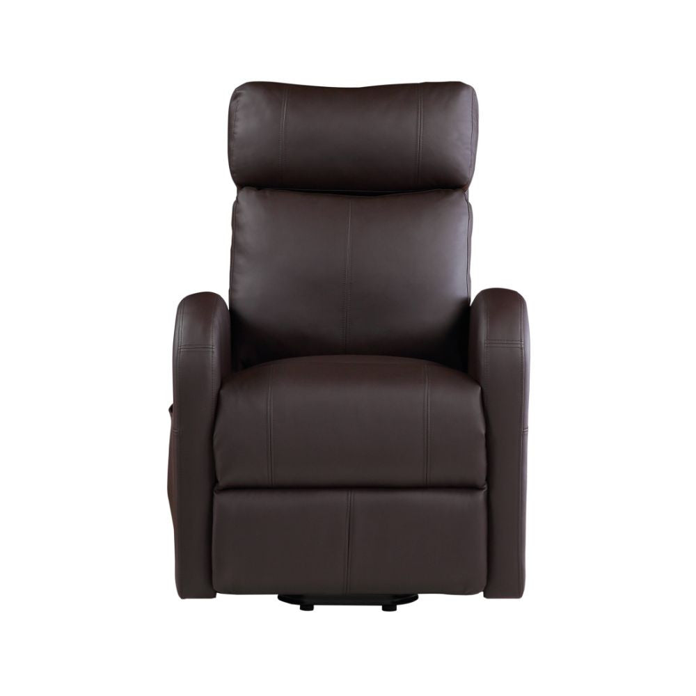 ACME 59498 Ricardo Recliner with Power Lift, Brown PU