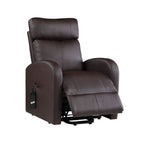 ACME 59498 Ricardo Recliner with Power Lift, Brown PU