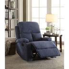 ACME 59545 Rosia Recliner, Blue Velvet