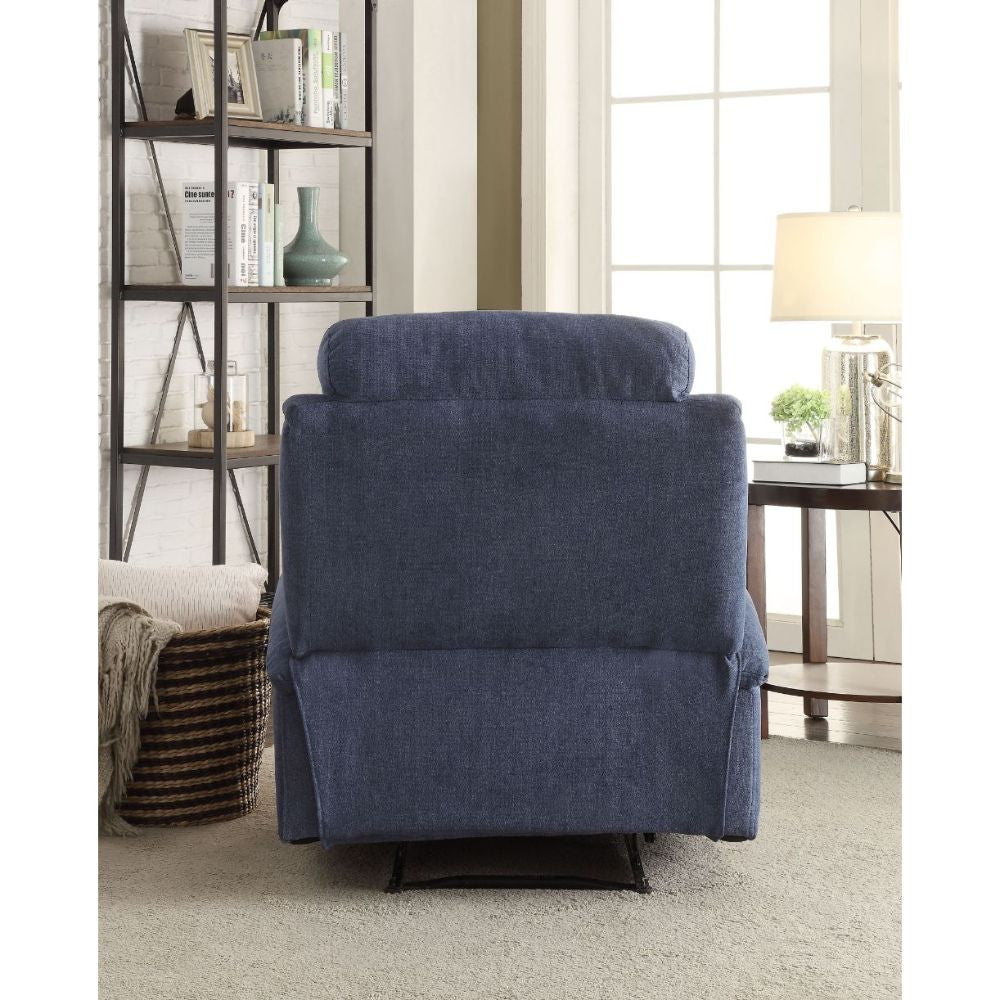 ACME 59545 Rosia Recliner, Blue Velvet