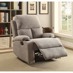 ACME 59549 Rosia Recliner, Gray Velvet