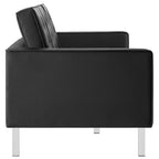 Modway EEI-3385 Loft Tufted Vegan Leather Sofa
