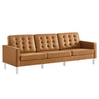 Modway EEI-3385 Loft Tufted Vegan Leather Sofa
