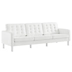 Modway EEI-3385 Loft Tufted Vegan Leather Sofa