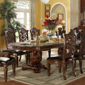 ACME 60000 Vendome Dining Table with Double Pedestal, Cherry (1Set/3Ctn)