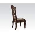 ACME 60003 Vendome Side Chair (Set-2), PU & Cherry