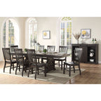ACME 61030 Maisha Dining Table, Rustic Walnut (1Set/2Ctn)