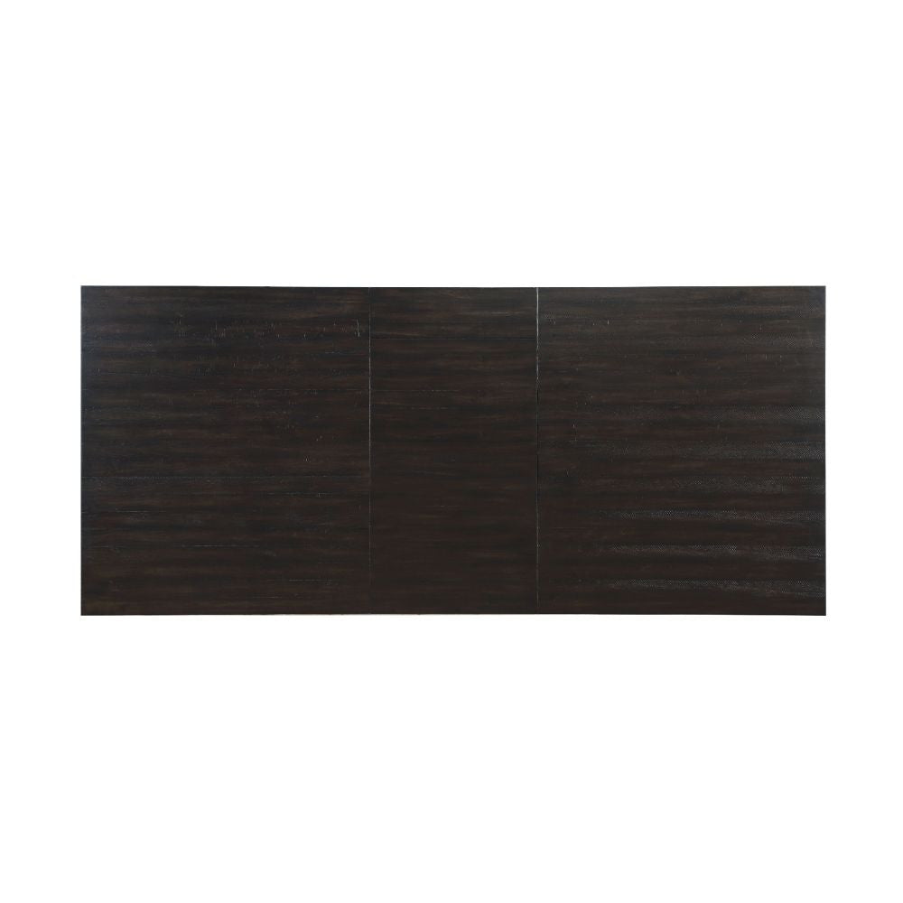 ACME 61030 Maisha Dining Table, Rustic Walnut (1Set/2Ctn)