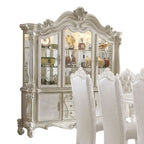 ACME 61134 Versailles Hutch & Buffet, Bone White (1Set/2Ctn)  1