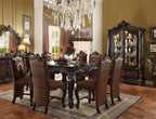 ACME 61155 Versailles Counter Height Table, Cherry Oak