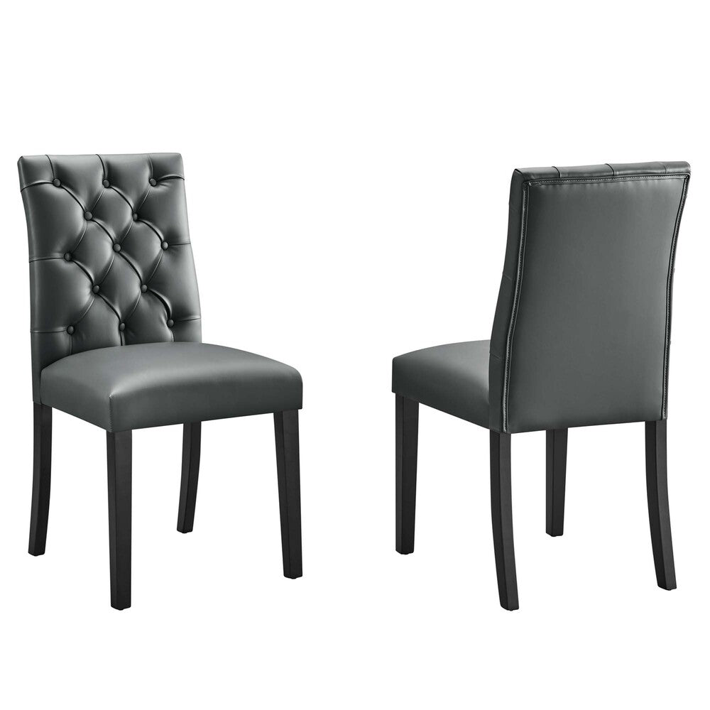 Modway EEI-3472 Duchess Vinyl Dining Chair Set of 2