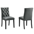 Modway EEI-3472 Duchess Vinyl Dining Chair Set of 2