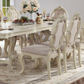 ACME 61282 Ragenardus Side Chair (Set-2), Fabric & Antique White