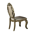 ACME 61292 Ragenardus Side Chair (Set-2), PU & Vintage Oak