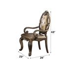 ACME 61293 Ragenardus Arm Chair (Set-2), PU & Vintage Oak