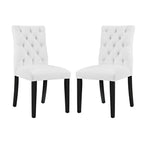 Modway EEI-3472 Duchess Vinyl Dining Chair Set of 2
