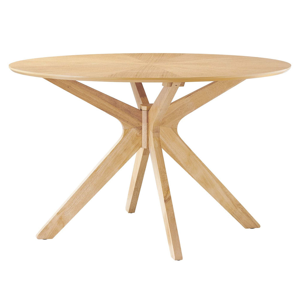 Modway EEI-3847 Crossroads 47" Round Wood Dining Table